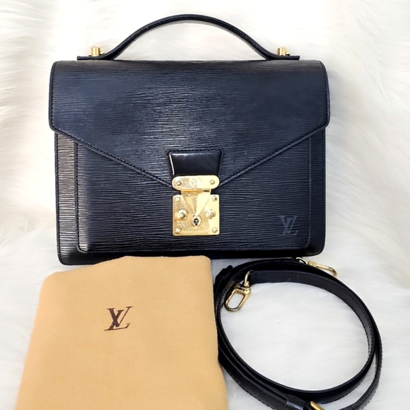 Louis Vuitton Handbags - 🔥😍Beautiful Condition 🔥 😍 Authentic Louis Vuitton Monceau Epi Black